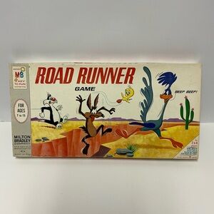 Vintage Road Runner Board Game 1968 Milton Bradley - Complete